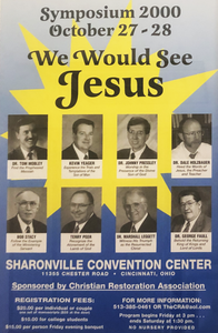 "We Would See Jesus" - Symposium Notes (2000)
