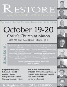 "Restore" - Symposium Notes (2006)