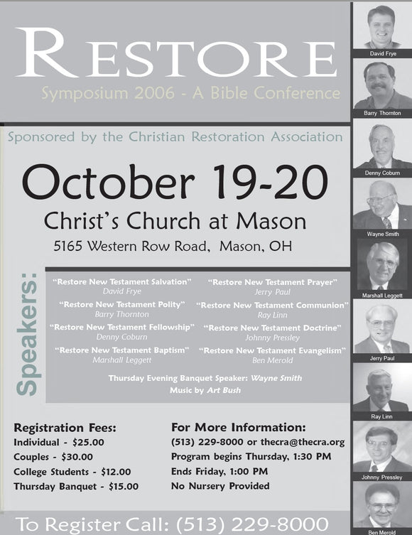 „Restore“ – Notizen zum Symposium (2006)