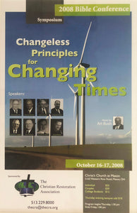 "Changeless Principles for Changing Times" - Symposium (2008)