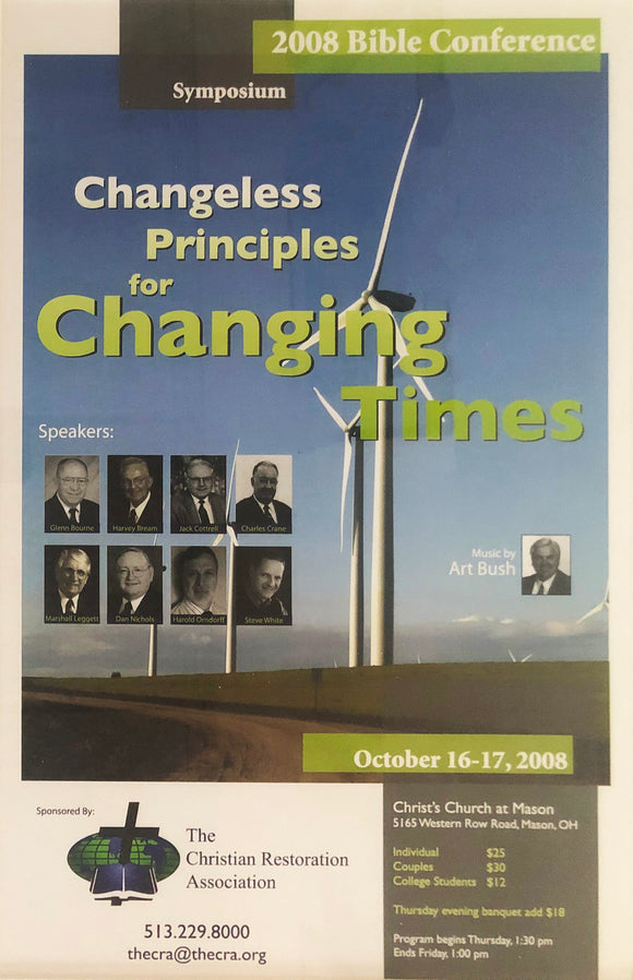 „Unveränderliche Prinzipien für sich ändernde Zeiten“ – Symposium (2008)