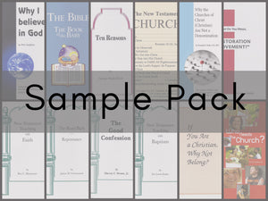 Free Sample Pack of Available Tracts (Shipping Fees Apply)
