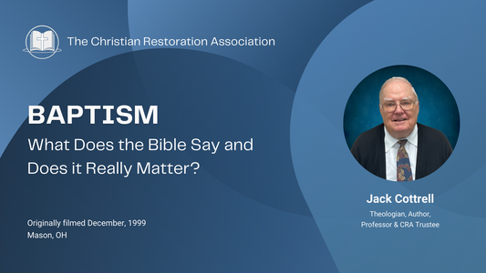 Baptism: What Does the Bible Say and Does it Really Matter? (Video)