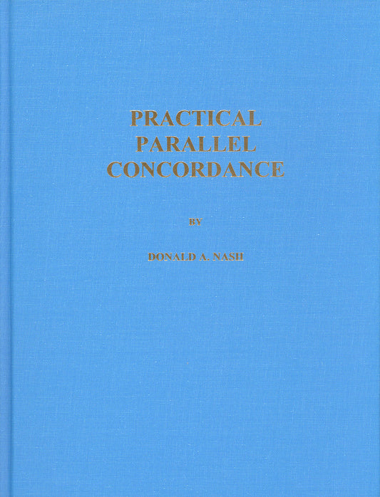 Practical Parallel Concordance by Donald A. Nash