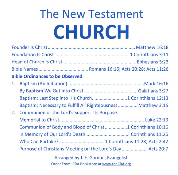 La Iglesia del Nuevo Testamento